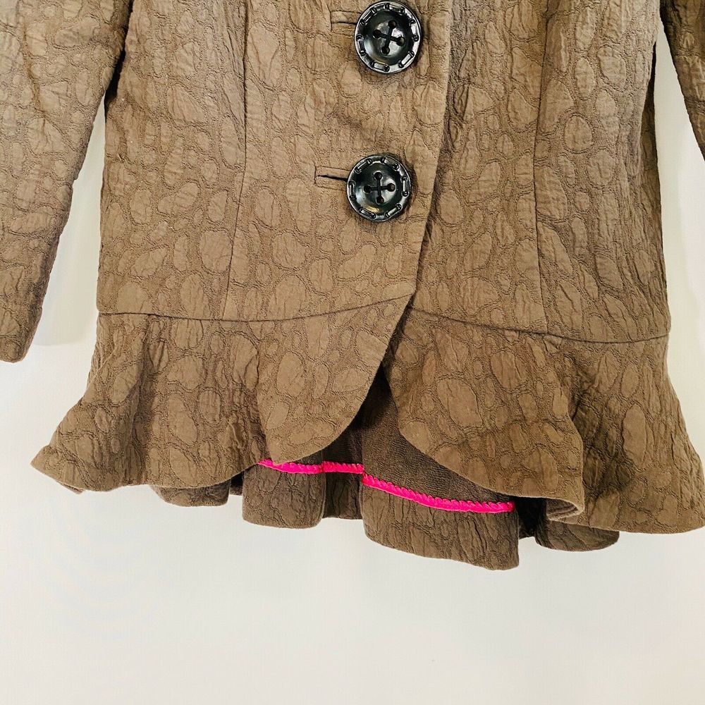 An Ren New York Ruffle Button Jacket - Picture 2 of 6
